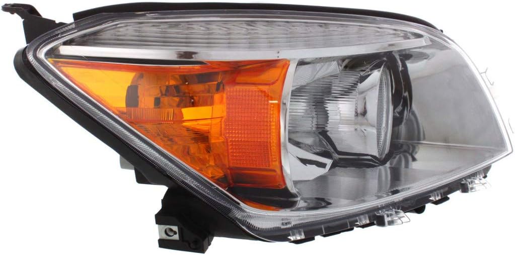 Chrome Bezel Headlight Assembly Passenger Side H88059