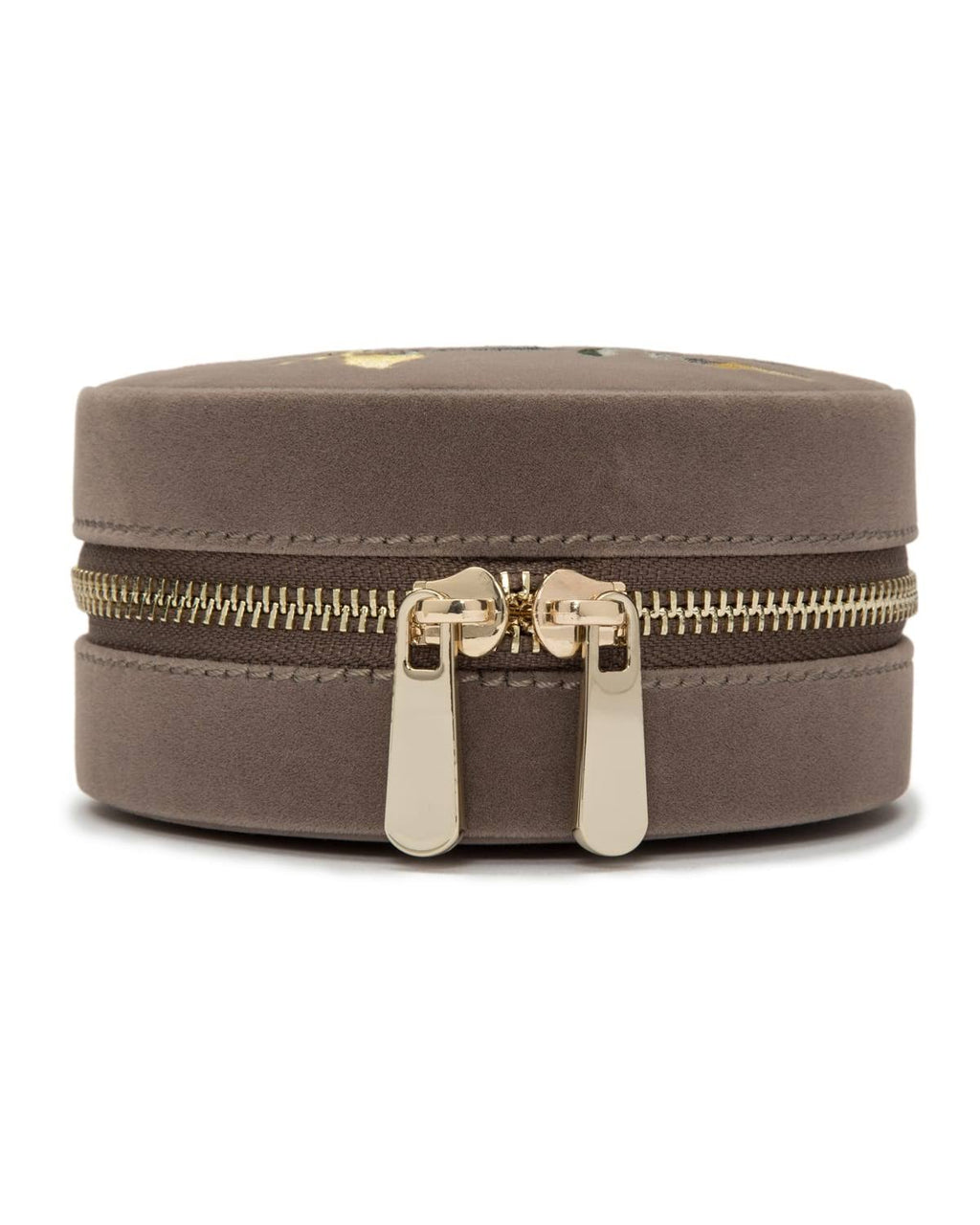 Grey Mink Round Travel Case M7484