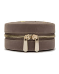 Grey Mink Round Travel Case M7484