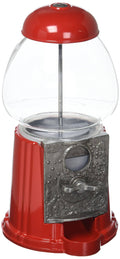 Red Die Cast Metal Gumball Machine Bank W8912