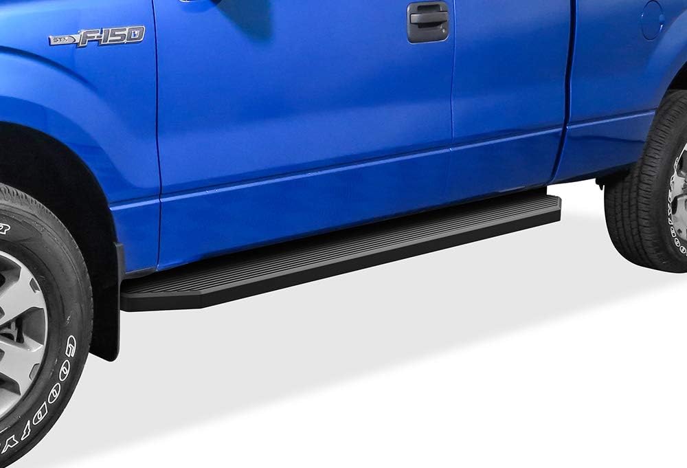 6-inch Black Aluminum Running Boards G6130