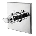 Matte White Thermostatic Trim Plate with Handle S936568