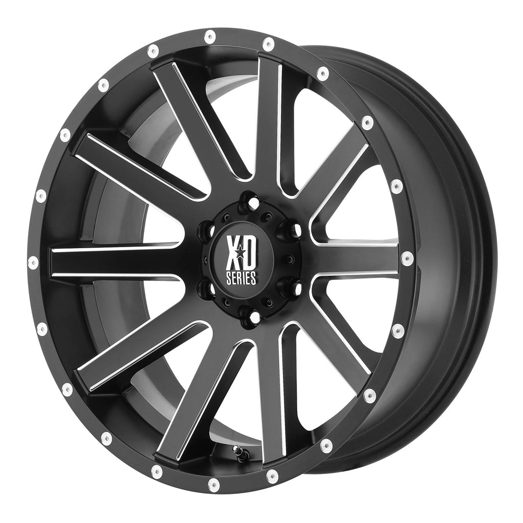 18x9 Satin Black Milled Wheel Q95563