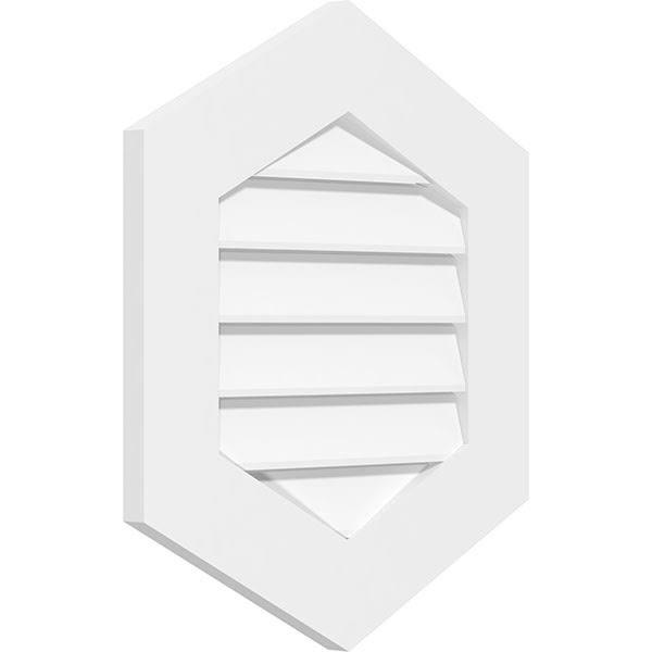 16x22W x 42x22H PVC Gable Vent N57313