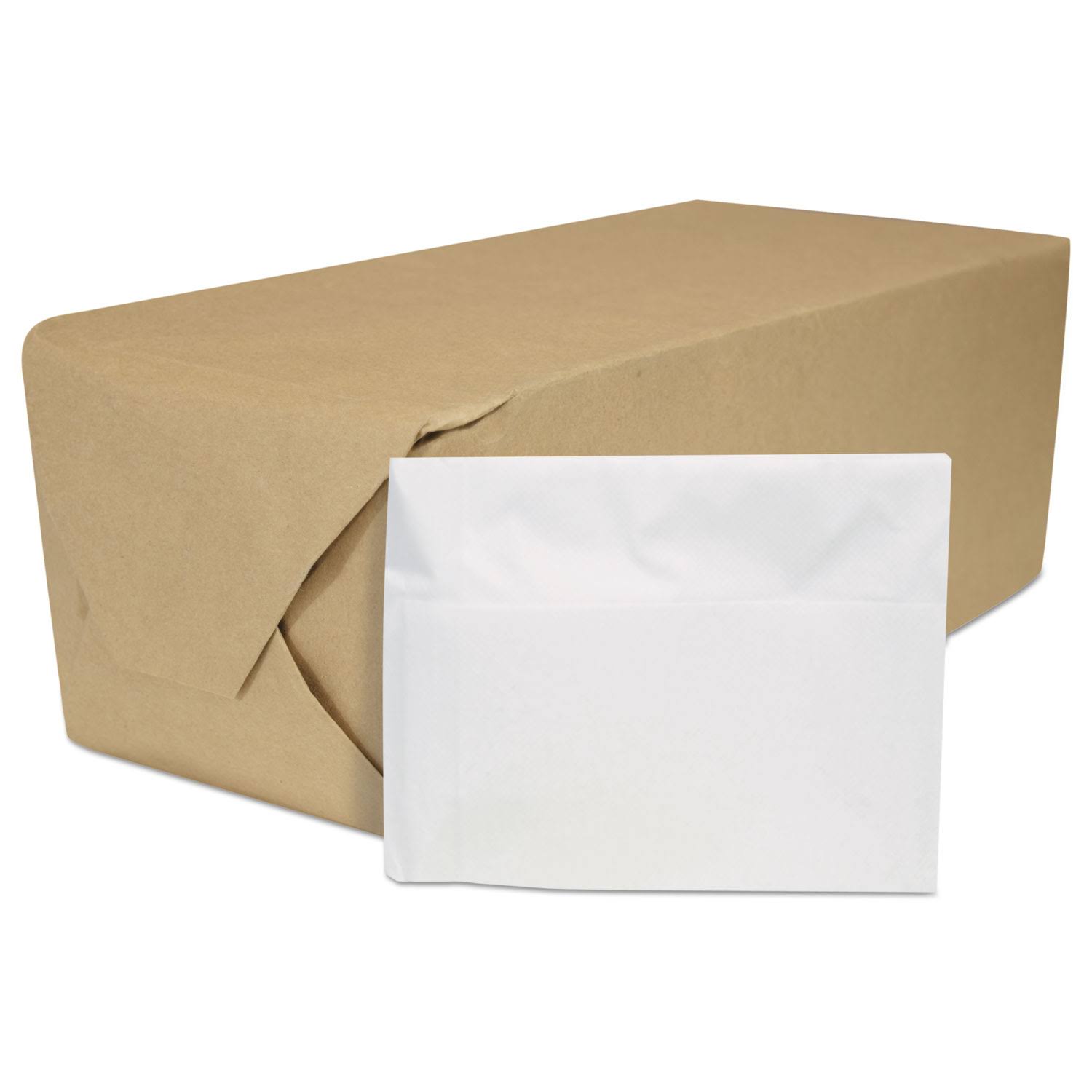Full Fold Dispenser Napkins, 1-Ply, White, 500/Pack Y564730