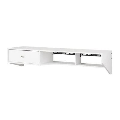 White Floating Desk C75694