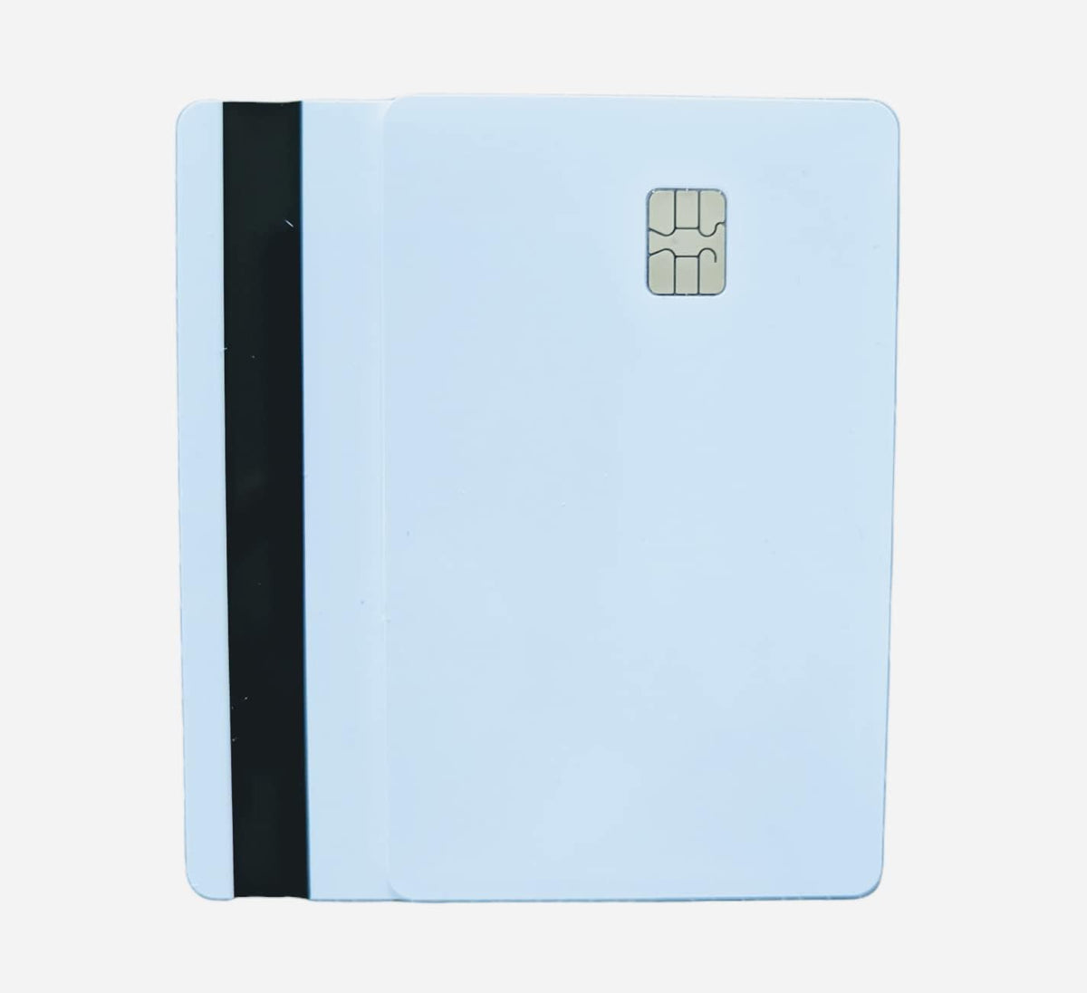 10 Pack Blank White EMV Chip Cards with Magnetic Stripe I204016