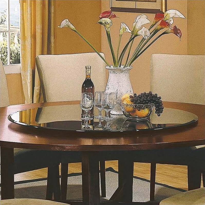 Round Lazy Susan Tempered Glass N2535