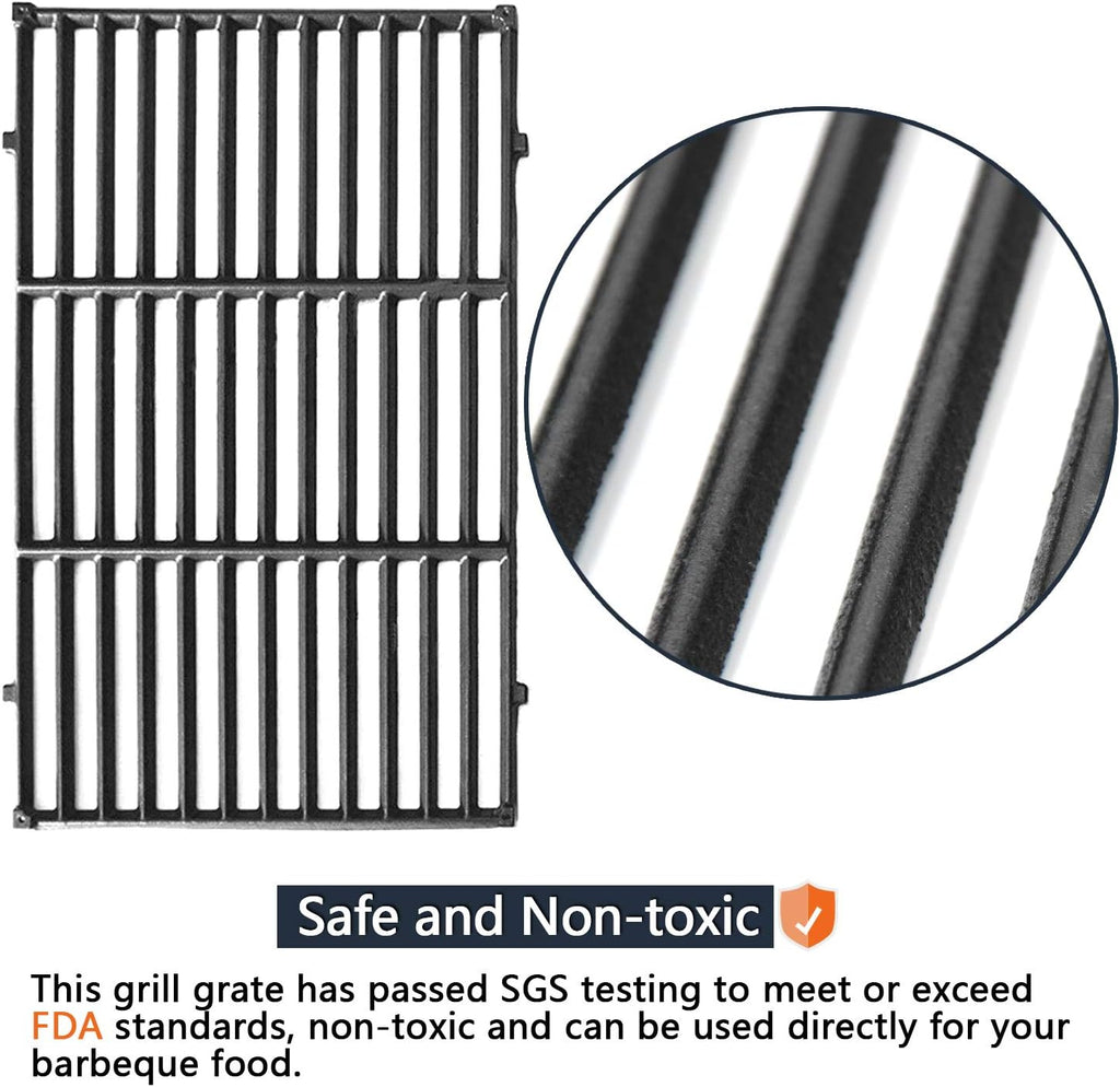 Set of 2 Cast Iron Grill Grates 19.5 inch N447