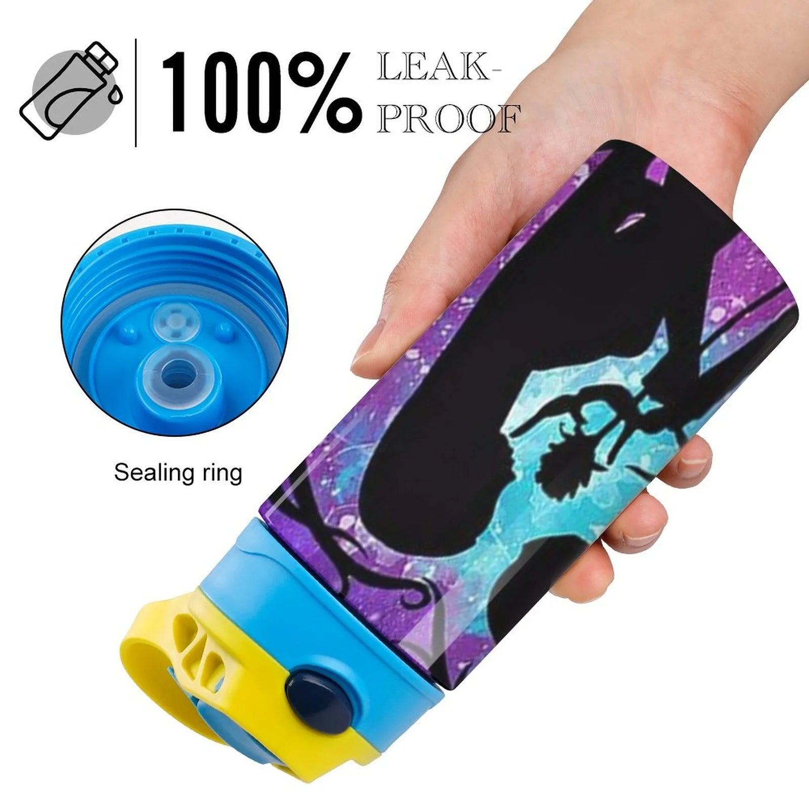 Insulated Stainless Steel Water Bottle With Straw F609860