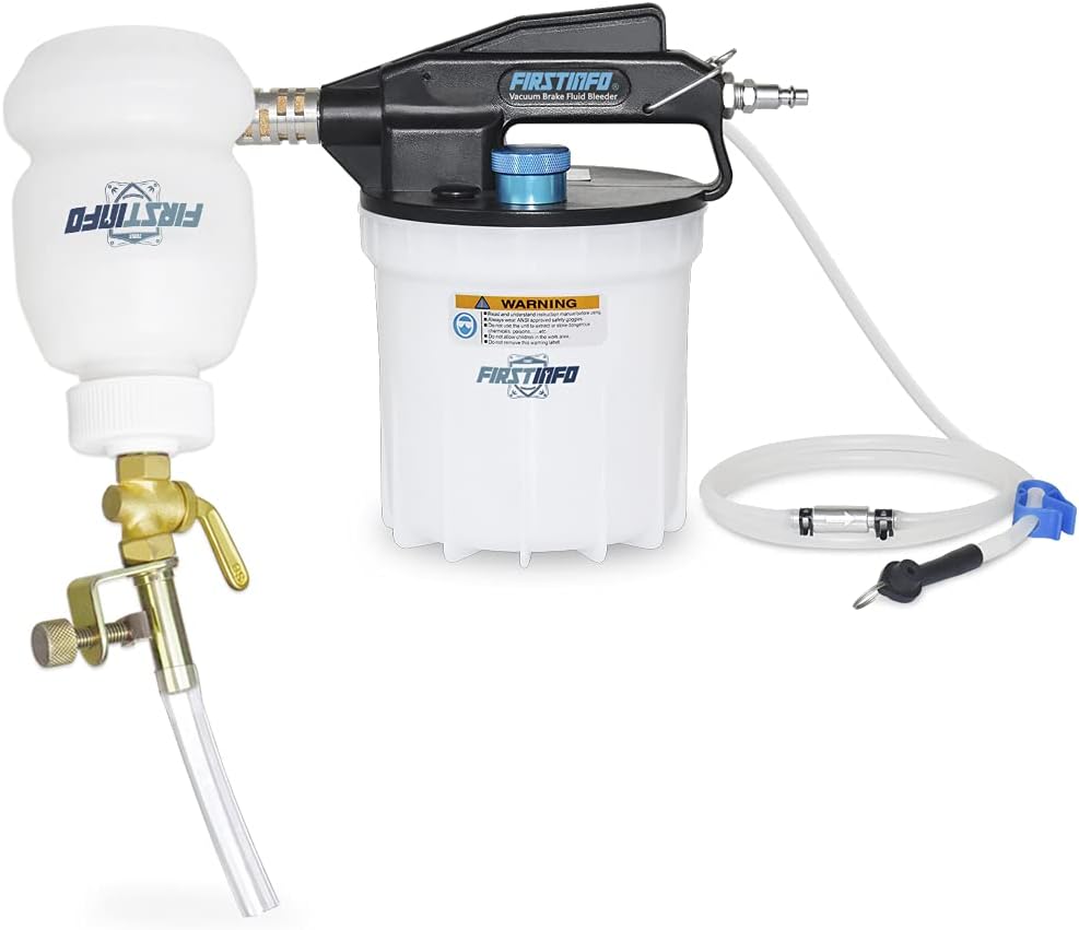 1.8 Liter Vacuum Brake Bleeder Extractor Kit with Silicone Bleeding Hose U433509