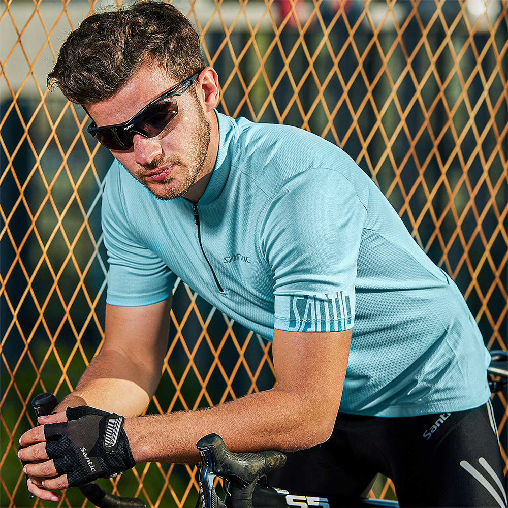 Short Sleeve Cycling Jersey with Three Pockets G5611