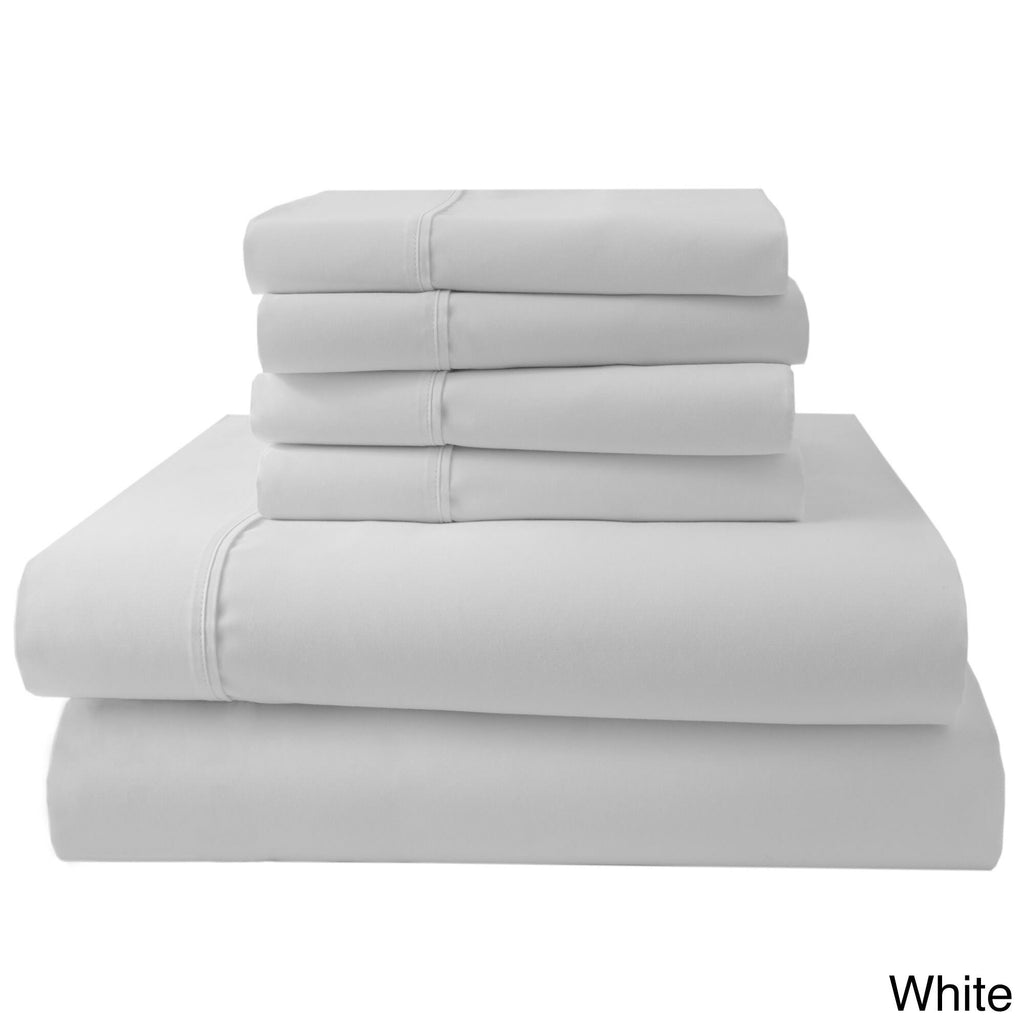 California King Ivory Sheet Set D910