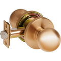 Passage Knob Set, Satin Bronze Finish T627556