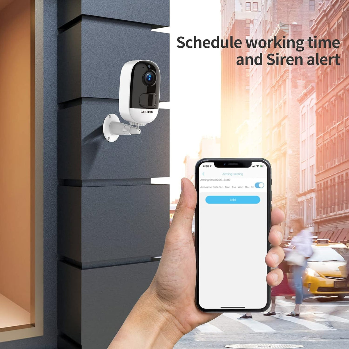 1080P WiFi Security Camera with Night Vision and 2-Way Audio M754