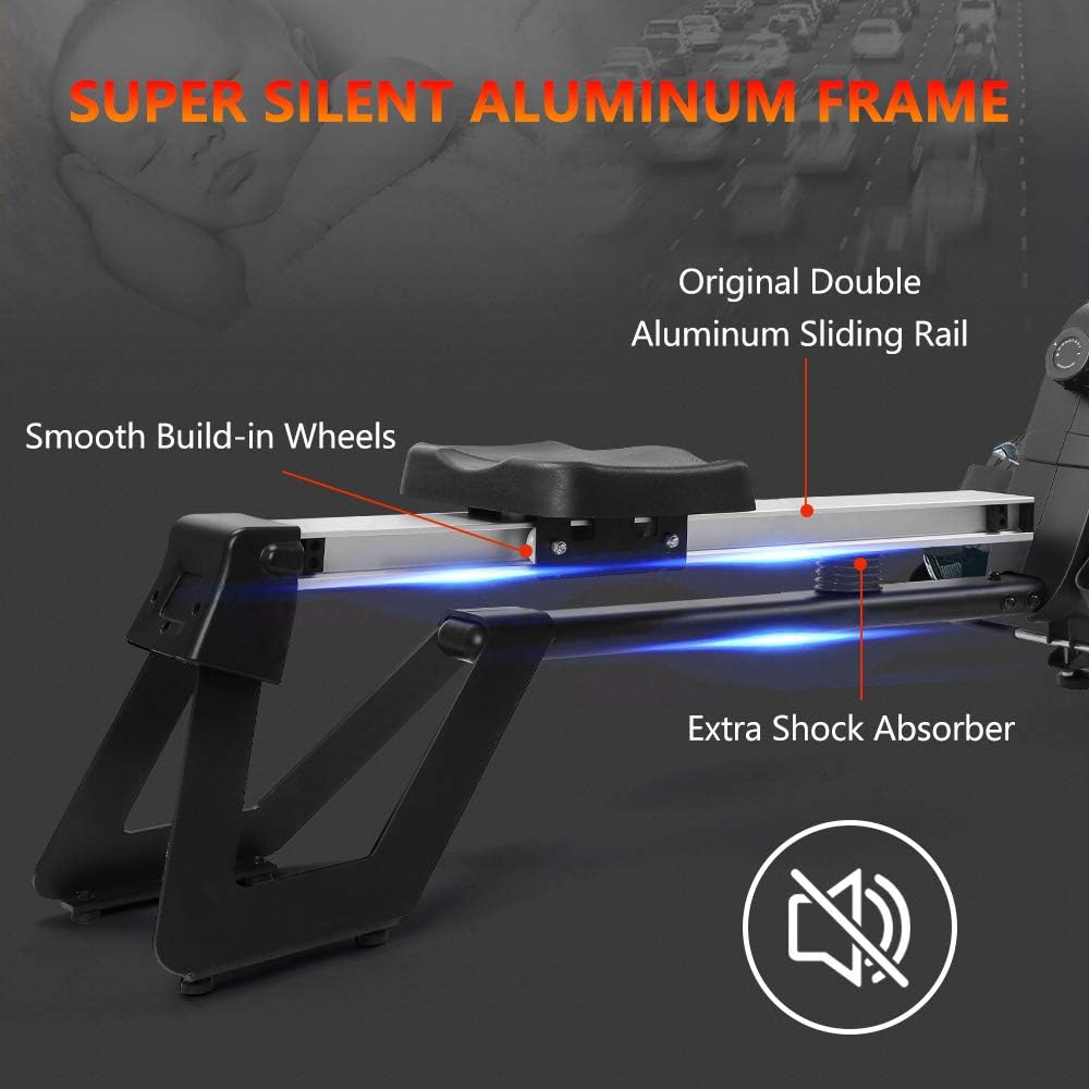 Magnetic Rowing Machine with 15-Level Adjustable Resistance Z84662