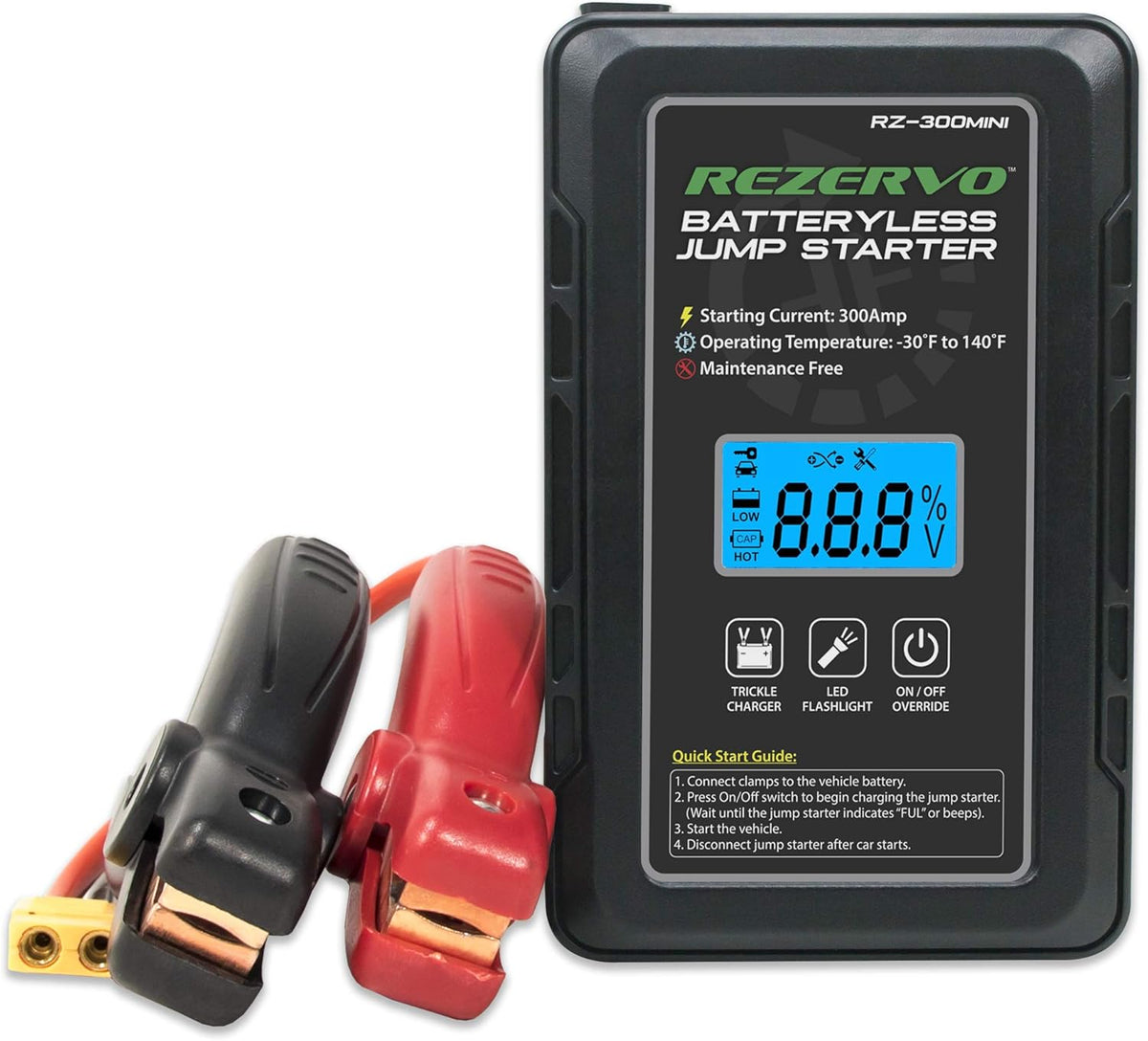Batteryless Jump Starter for Cars, Trucks, Boats, RVs, ATVs, and other Gas Engines K255