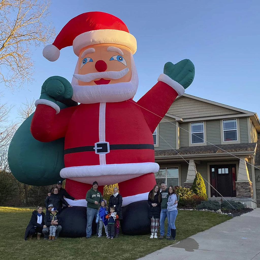 Giant Yard Inflatable Santa Claus with Blower 26' T684