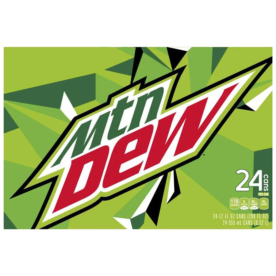 24 Pack Citrus Soda Pop Cans V541