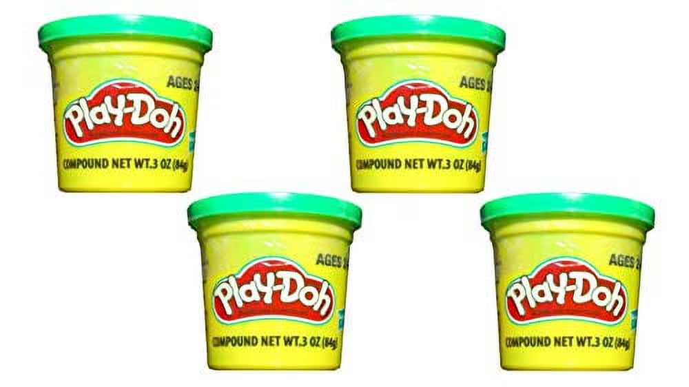 Green 3 Ounce Play-Doh Cans (4 Pack) B9230