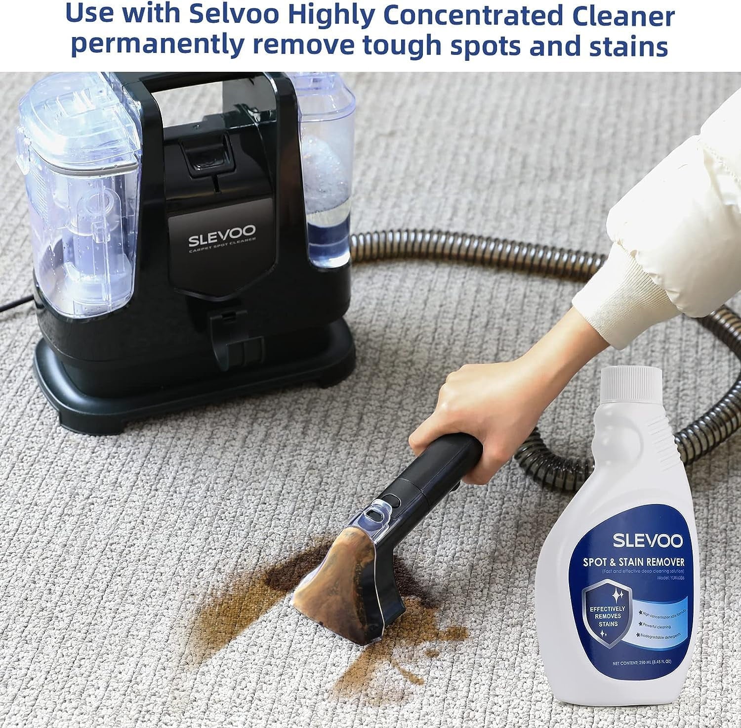 Portable Carpet Cleaner with Pet Spot Stain Remover T72824