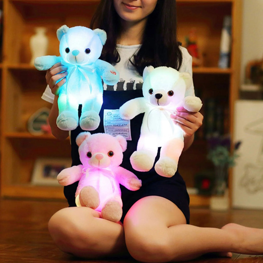 Colorful Glowing LED Teddy Bear Plush Toy V42654