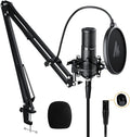 XLR Condenser Microphone Kit, Cardioid Studio Condenser Recording Mic, Pack of 2 R570671