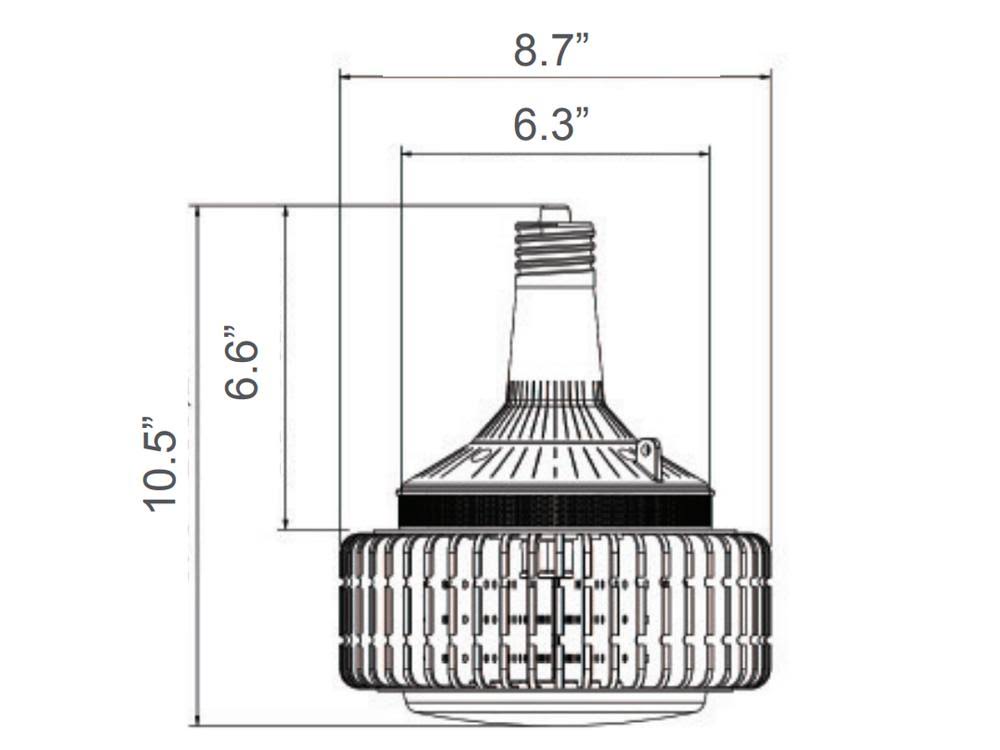 140W High Bay LED Light, 4000K H6292