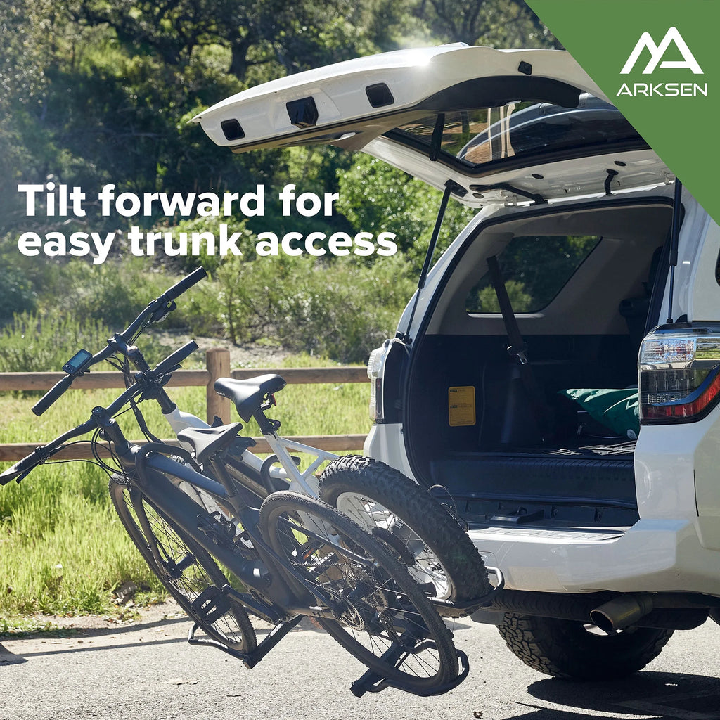 2" Hitch Mounted Foldable 2-Bike Platform Style Carrier J663512