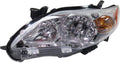Chrome Headlight Assembly for Toyota Corolla 2011 2012 2013 Driver Side O5575