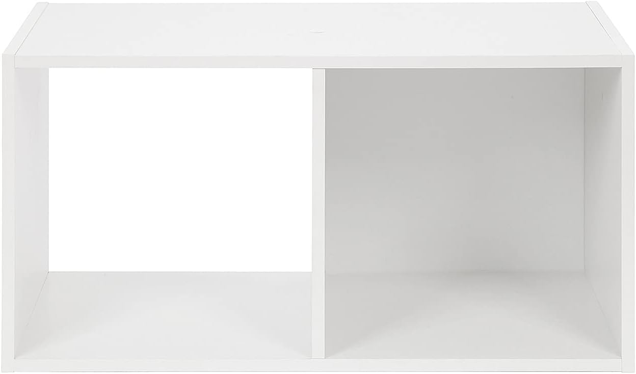 White 6-Cube Wooden Storage Organizer W9967