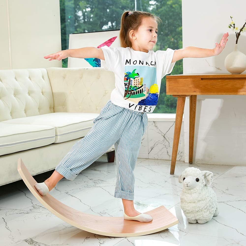 Natural Wood Balance Board 35 Inch Z7452