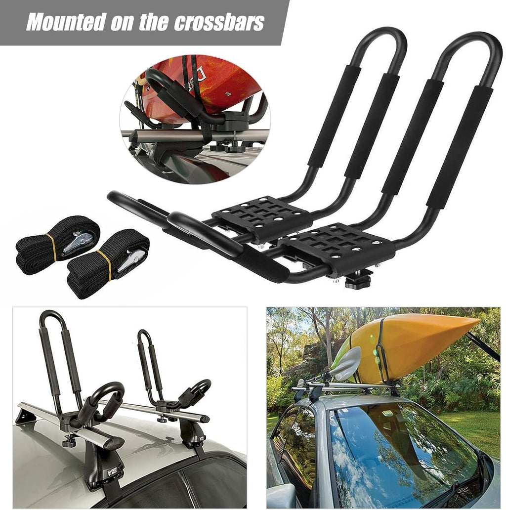 2 Pairs Kayak Roof Rack for Car SUV Truck Crossbars V830