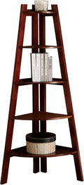Cherry Corner Bookcase L3460