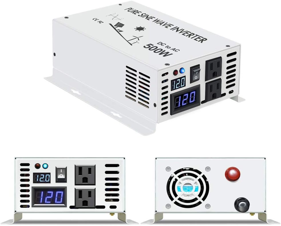 500W 12V Pure Sine Wave Car Power Inverter O495