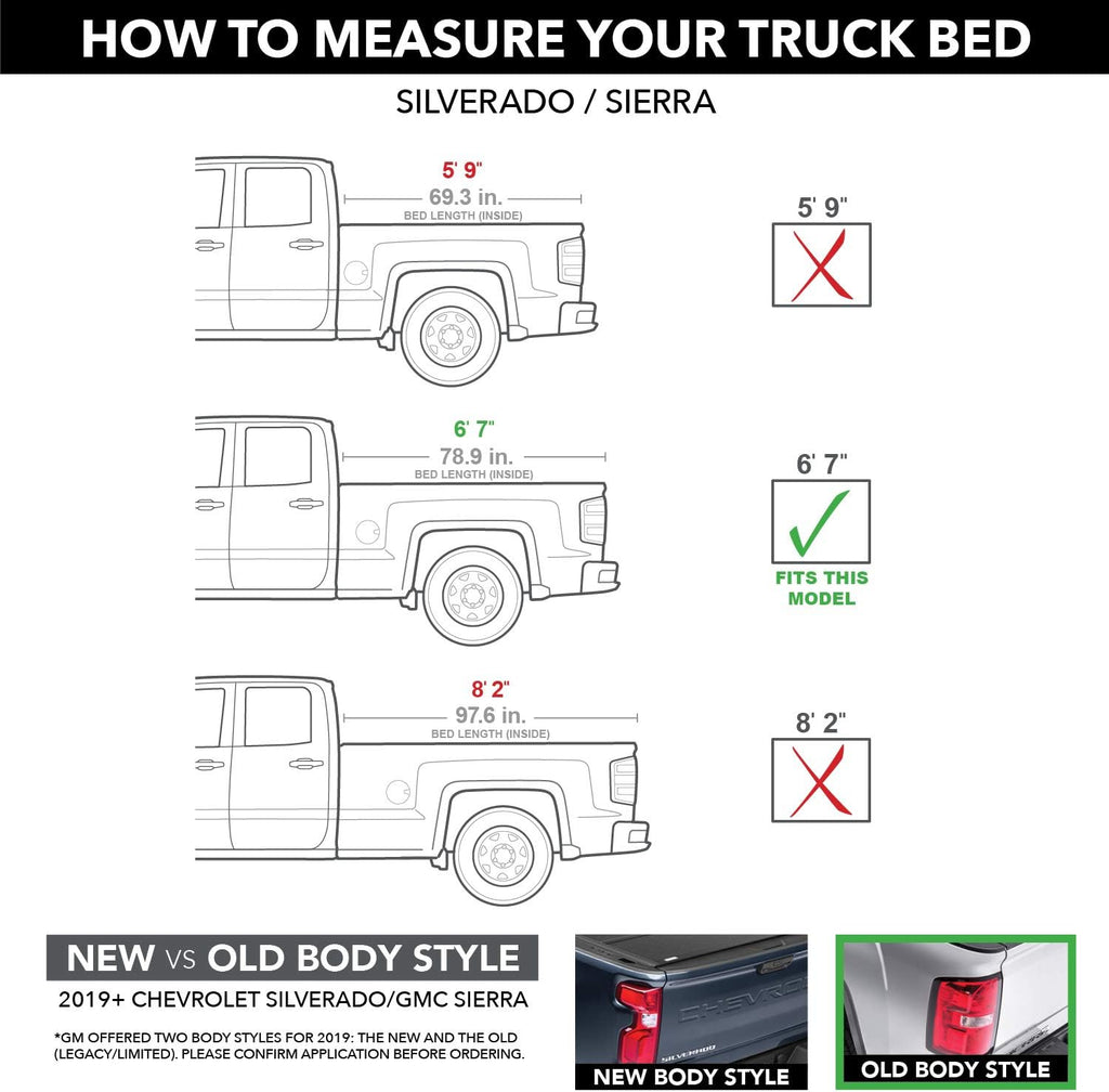 Retractable Truck Bed Tonneau Cover B2594