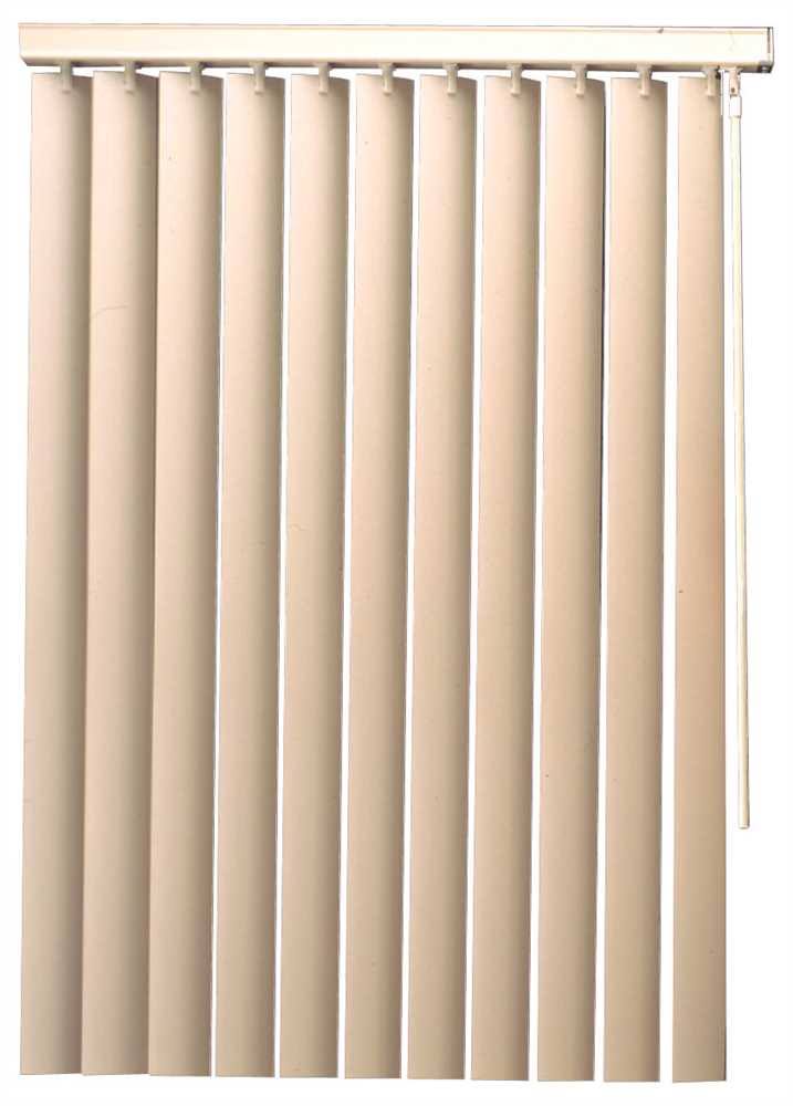 3.5 in. PVC Vertical Blinds Alabaster 78 in. W x 36 in. L C368