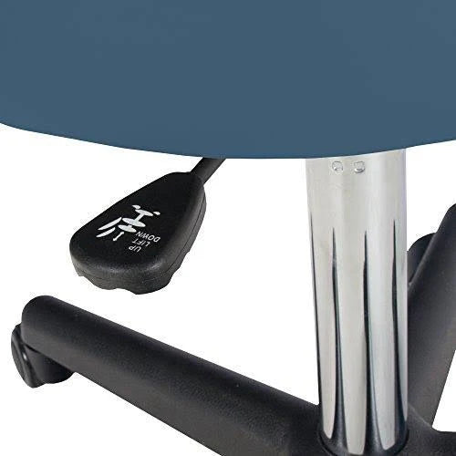 Pneumatic Massage Rolling Stool with Backrest K649010