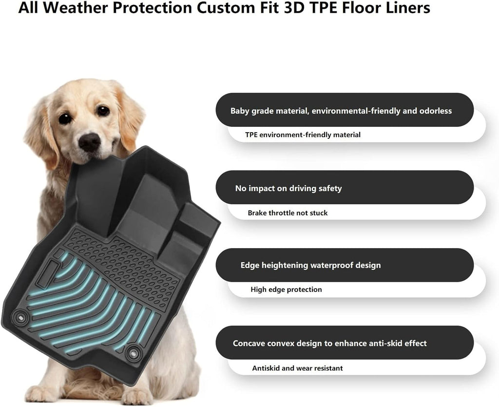 Black All Weather Car Floor Mats N947335