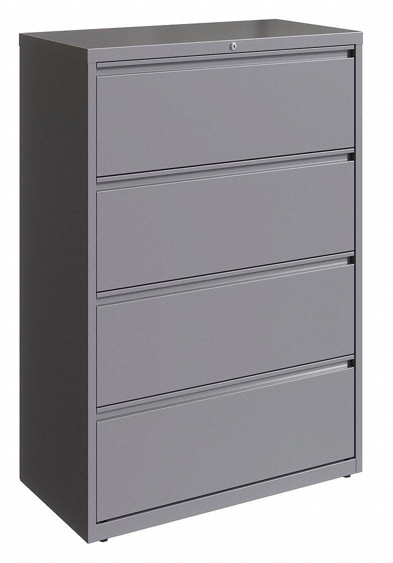 4 Drawer Lateral File Cabinet Arctic Silver K198