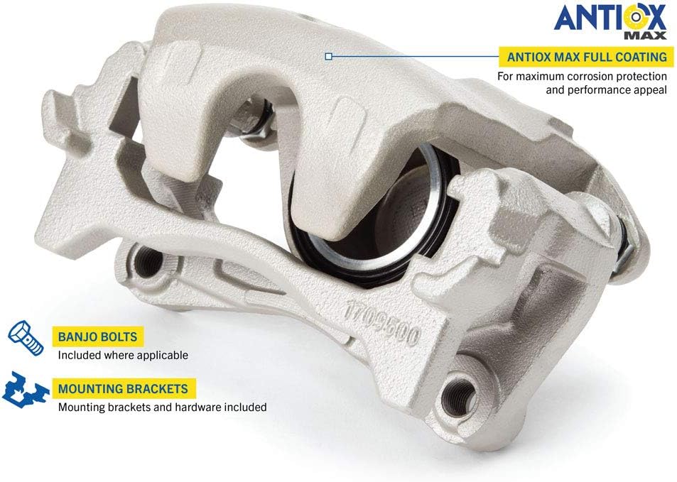 Rear Brake Kit Calipers Rotors Ceramic Pads H81741