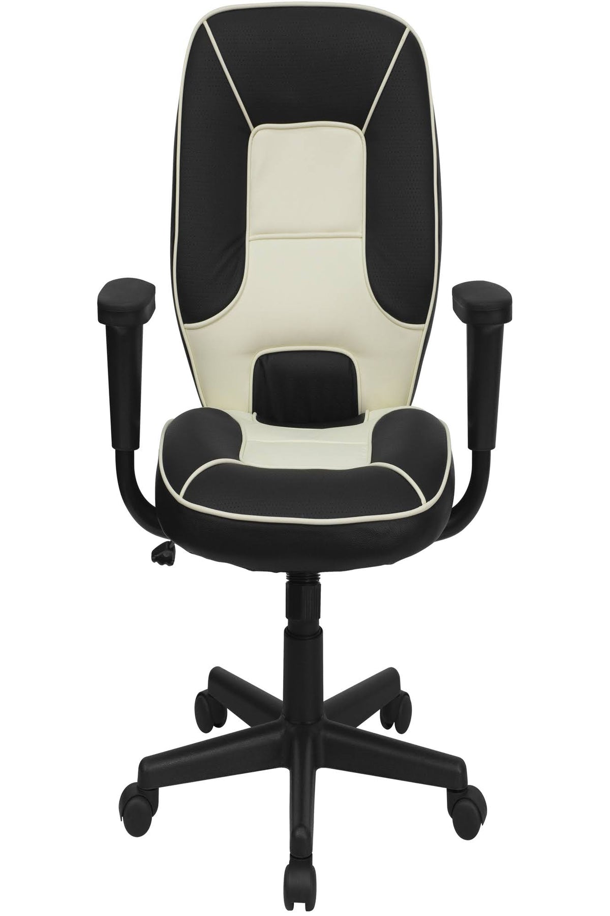 Black Vinyl Mid-Back Executive Office Chair I2883