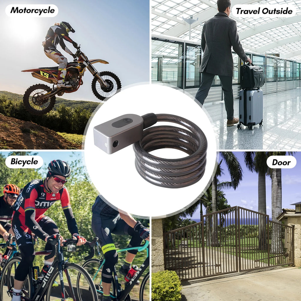 Cable Combination Lock with Built-in Battery R362