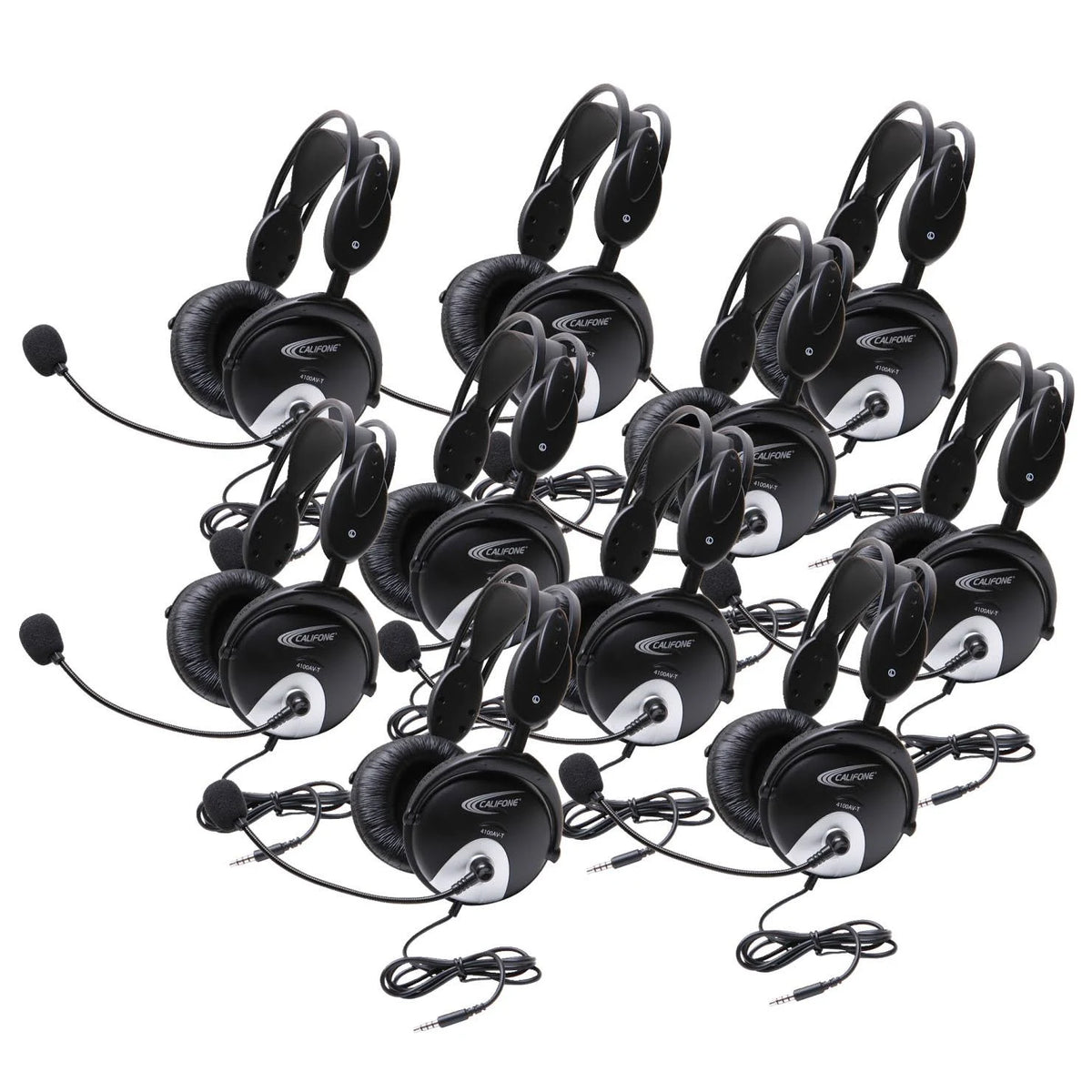 Stereo Headset with to Go Plug, Pack of 10 Q748581