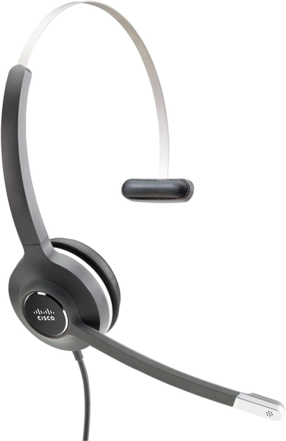 Wired Single On-Ear Headset with RJ-9 Cable, Charcoal X240302