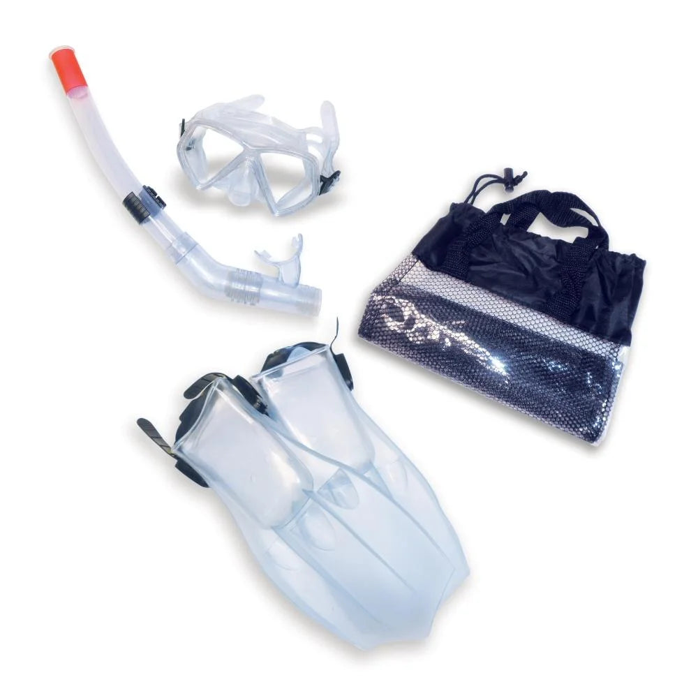 Snorkeling Set with Mask, Snorkel and Fins G638625