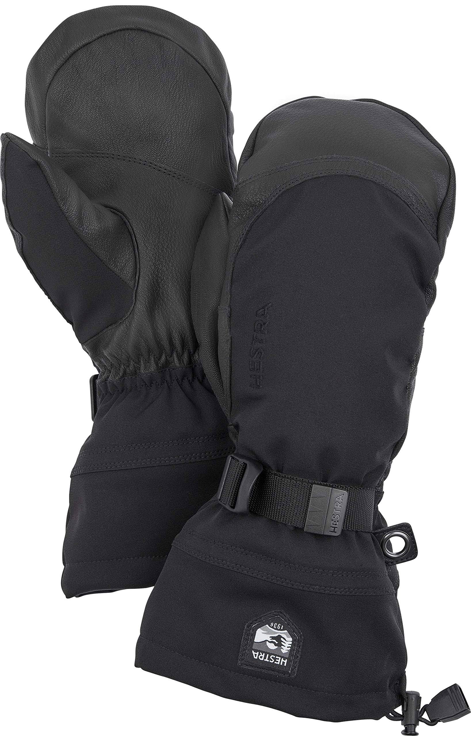 Black/Black Leather Extreme Mitt K711