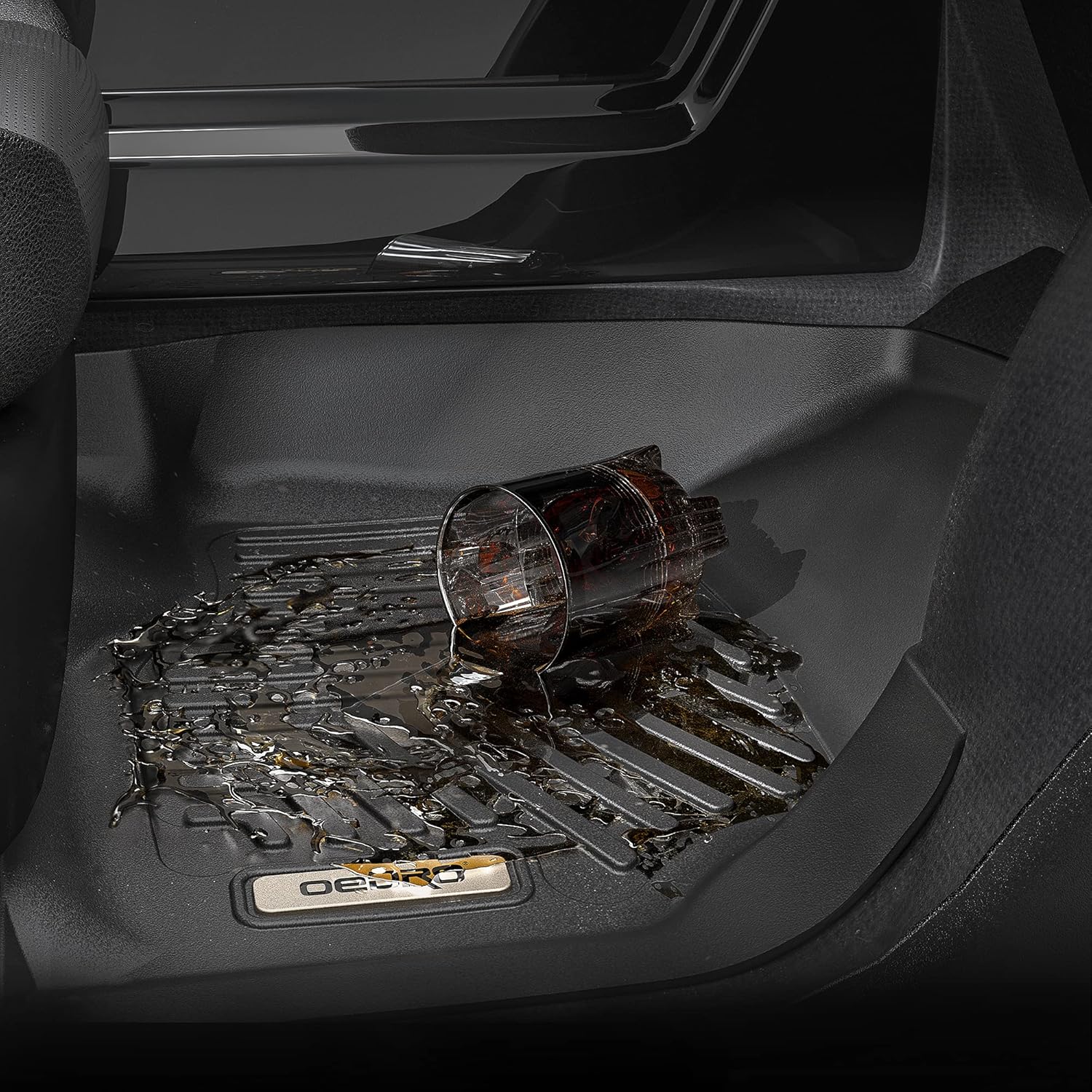 Black TPE Floor Mats Full Set Liners M94023