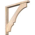 Balboa Block Smooth Bracket with Offset Brace, Douglas Fir K26972