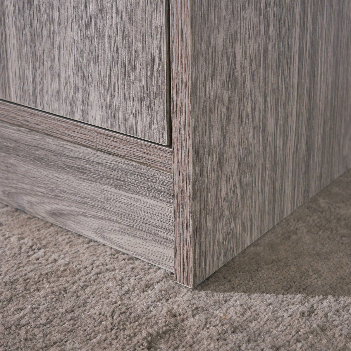 Gray Oak Office Desk and Bookcase Set D3132